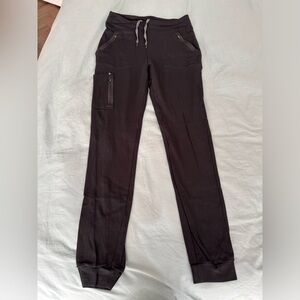 Jaanuu Women’s Black Scrub Pants - Tall